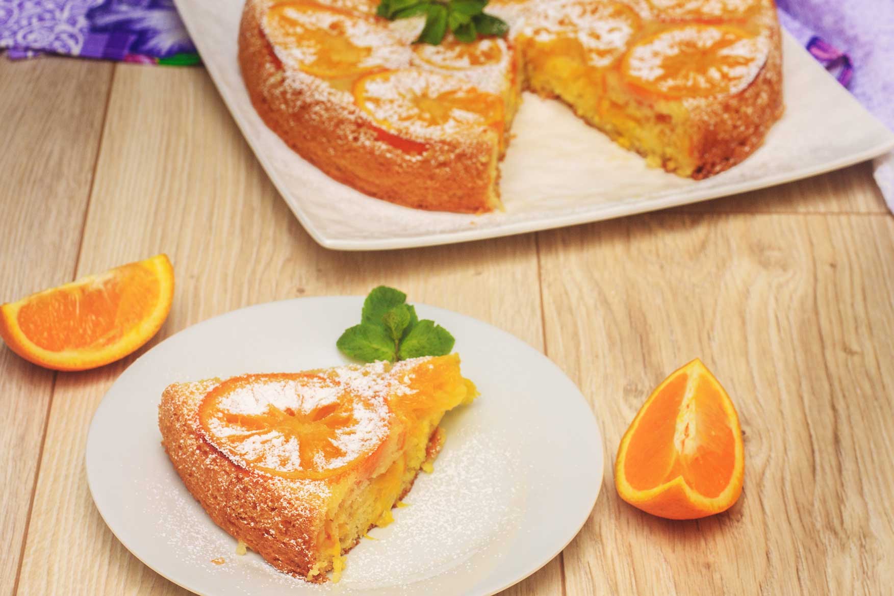 Рецепты пирога с апельсинами для духовки