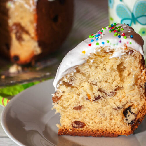 Пасхальный кулич с творогом в мультиварке