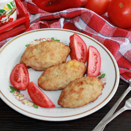 Котлеты с сыром в духовке