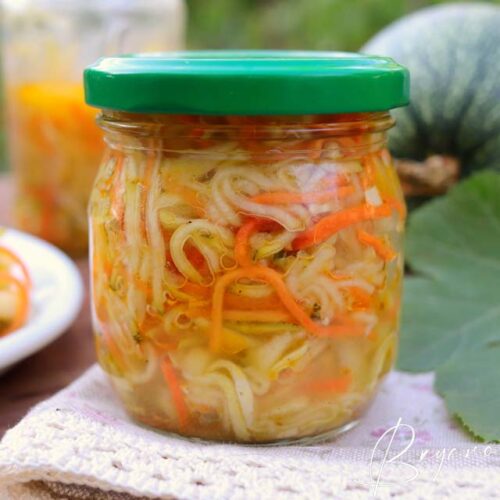 Кабачки по-корейски на зиму