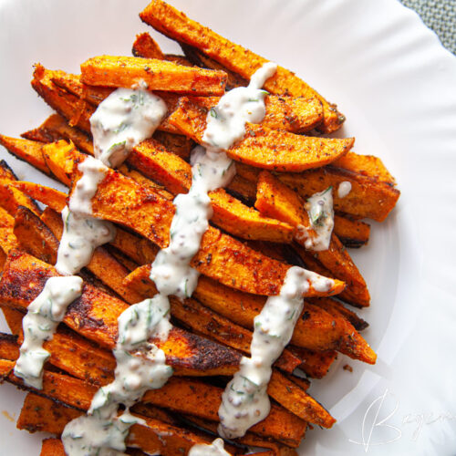 Батат запеченный в духовке